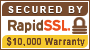 Secured by Rapid SSL Seal